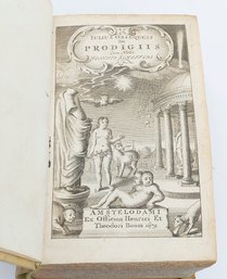 Antiquarian & Collectible Book From 1679 - OBSEQUENS, Julius De Prodigiis Liber