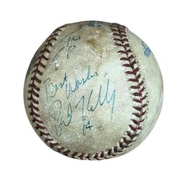 Pat Kelly (NY Yankees) Hand-Signed Baseball - Caught On Opening Day By Tony Palladino