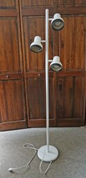 Vintage Mid-Century Modern 3-Light Floor Pole Lamp