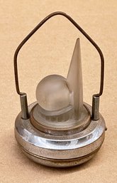 Rare 1940 NY Worlds Fair Lantern With Frosted Glass Trylon And Perisphere