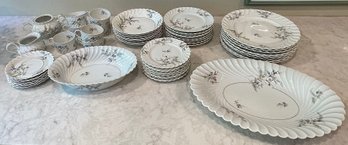 Vintage Limoges Haviland Orsay Pattern China Set - 49 Pieces