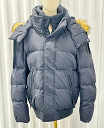 Marc New York Clermont Insulated Bomber Jacket - In Navy -Size Men's Medium