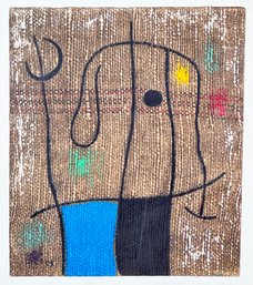 Joan Miro Lithograph 'Woman And Bird II' - From His 1965 Femmes Portfolio