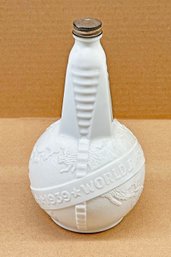 1939 New York World's Fair Uranium Milk Glass Bottle