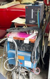 Miller Dialarc HF Tig Welder With RFC-23A Foot Control, WRC-300A Water Cooling System