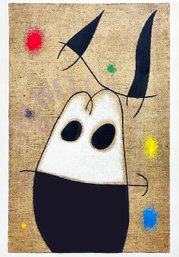 Joan Miro Lithograph 'The Bird' From His 1965 Femmes Portfolio