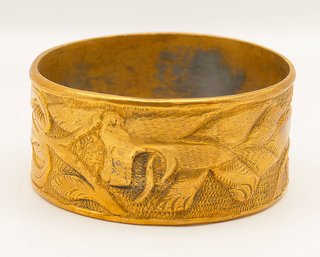 Vintage 1978 Metropolitan Museum Art (MMA) Gold Plated Bracelet