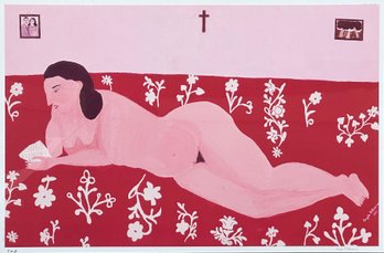 Angela Palladino (Italy, 1929) Print 'Filomena' - Signed