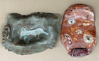 Pair Of Angela Palladino (Italy, 1929) Ceramic Sculptures - Signed