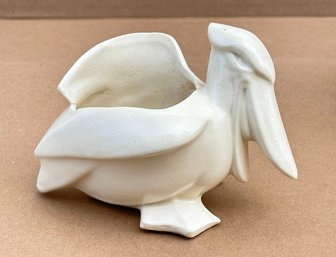 1940's Nelson McCoy Pottery Pelican Planter