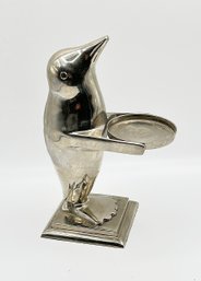 Pottery Barn Metal Penguin Votive Candle Holder