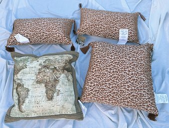 Set Of 4 Unused Throw Pillows