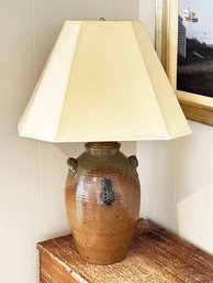 Stoneware Pottery Jug Table Lamp