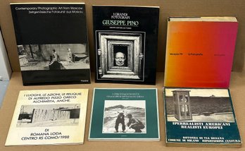 Set Of 6 Art / Photography Books - Giuseppe Pino, Moscow Contemporary Photography, Venice, Etc