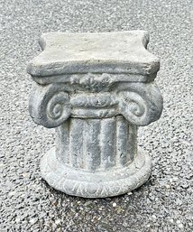 Cast Stone Greek Column Garden Plinth / Stand