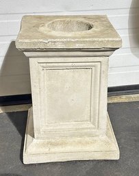 Large Outdoor Concrete Garden Plinth / Stand - 17' Tall