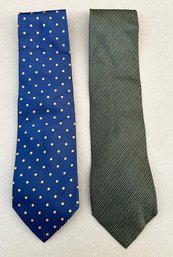 Pair Of Silk Ties From Paul Smith - Original Cost $380