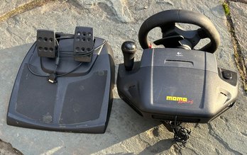 Logitech MOMO Racing Force Feedback Wheel For PC