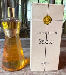 Rare Vintage 1950's/1960's Raphael Paris Plaisir Eau De Toilette (10oz) - Unused With Original Box