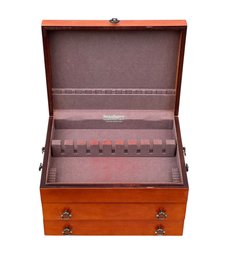 Reed And Barton Bristol Grande Mahogany Finish Flatware Chest ($275)