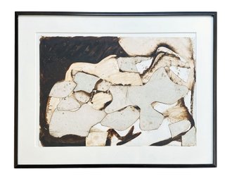 Conrad Marca-Relli (1913-2000) Original Paper And Canvas Collage (1969) - Appraised For $22,000 In 1996
