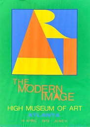 Original 1972 Robert Indiana Lithographic Poster Of The High Museum Of Art (Atlanta)