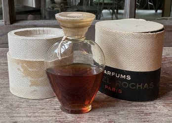 Vintage 1960's Marcel Rochas Femme Perfume Bottle And Box