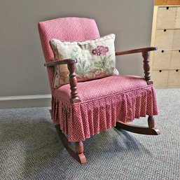 Child's Upholstered Rocking Chair