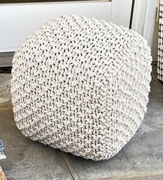 Nautical Rope Cube Ottoman