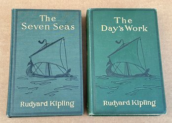 Rudyard Kipling Books - The Day's Work (1906) & The Seven Seas (1915)