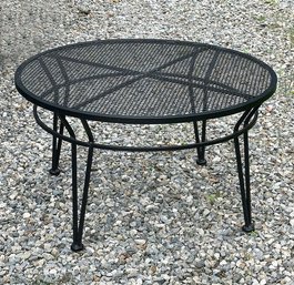 Vintage 1950's-1960's Salterini Radar Wrought Iron Coffee Table - In Excellent Condition