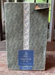 Rare Vintage 1950's Guerlain Shalimar Eau Du Toliet No 82 - Sealed In The Original Box - Never Opened