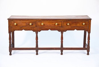 Early 1800's Georgian Oak Dresser Base / Sideboard