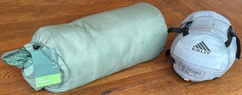 Pair Of Sleeping Bags - Kelty Light Year 20 & LL Bean Puffer 40  - Original Cost $290