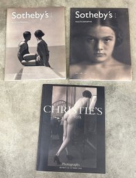 3 Sotheby's And Christie's Photography Catalogs From 2002-2003