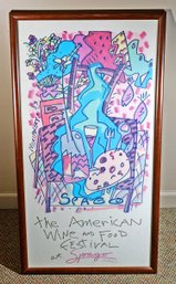 1983 Andre Miripolsky Poster - The American Wine And Food Festival At Spago (L.A, CA)