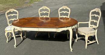 Thomasville French Provincial Style Dining Table & 4 Chairs