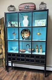 Gumps San Francisco Cerulean Asian Inspired Display Case ($3500)