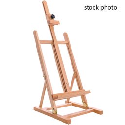 Medium Wooden H-Frame Studio Tabletop Easel - Never Used In Box