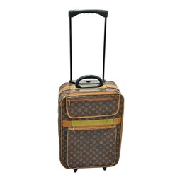 Vintage Louis Vuitton Wheeled Luggage With Telescoping Handle