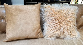 Pair Of Throw Pillows - 21' Square
