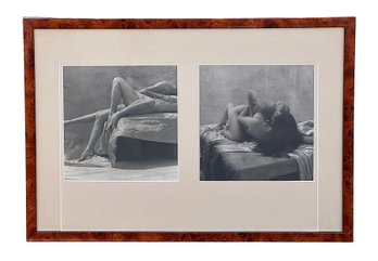 Pair Of Framed Female Erotic Photos - Gifted & Dedicated From Michel Comte To Tonino Fodale
