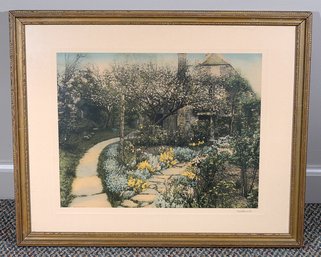 Wallace Nutting Hand Colored Photo 'Nethercote'