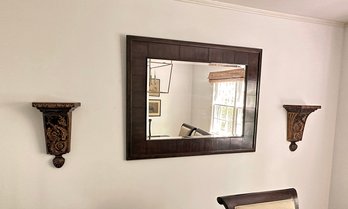 Pair Of Ornate Wall Mounted Shelves