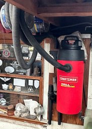 Craftsman 5hp Wallvac - Wet/Dry Shop Vac With Attachments