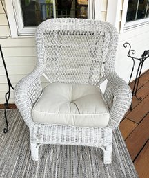 Wicker Chair - In White