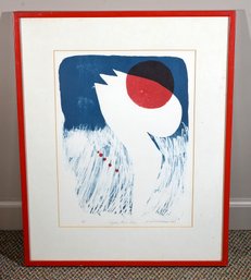 1969 Lithograph By G. Wichtermann 'Seed, Root, Sun' - Signed / Numbered