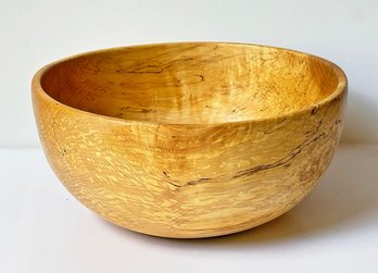 Sam Scherer (MA) Spalted Maple Wood Turned Bowl
