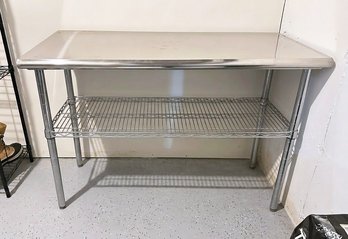 Heavy Duty Stainless Steel Work Table - 49.5'w X 23.5'd