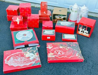 Large Collection Of Home For The Holidays & Mikasa China Dinnerware And Serving Pieces - Most Unused